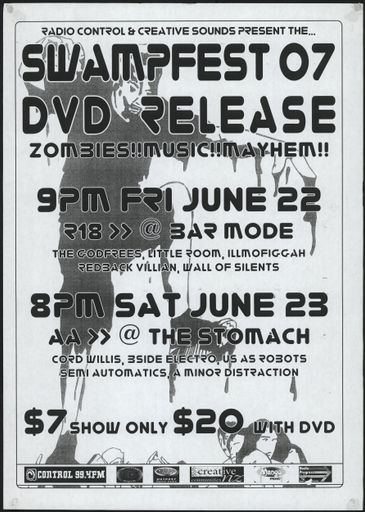 The Stomach - Swampfest 07 DVD Release/Bar Mode and The Stomach