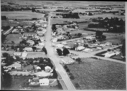 Aerial view of Ashhurst town centre - Resource cover image