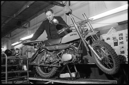 Man with Yamaha Motorcycle - Resource cover image
