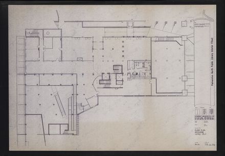 Architectural Plans of the redevelopment of the C M Ross building into the Palmerston North City Library 2