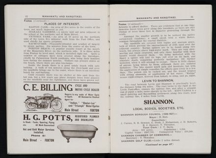 Bradbury's Illustrated Series No. XI. Manawatu and Rangitikei Districts 45