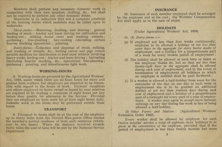 New Zealand Women’s Land Service Handbook of Information: Page 3