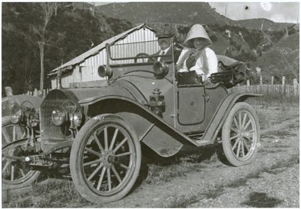Couple in car