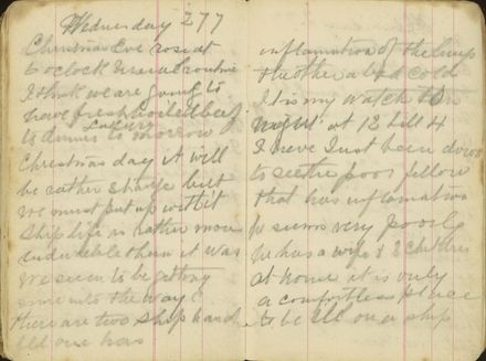 Shipboard diary p35