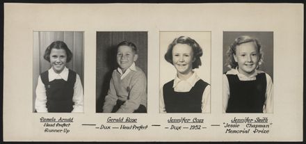 Terrace End School Student Leaders, 1952