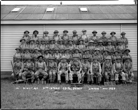 1st Platoon, WWCT Regiment, 11th Intake, Central District Training Depot, Linton