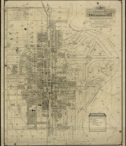 Map of Palmerston North Borough - 1923