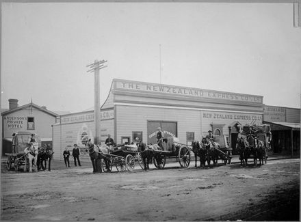 New Zealand Express Co. Ltd, corner of Main and David Streets