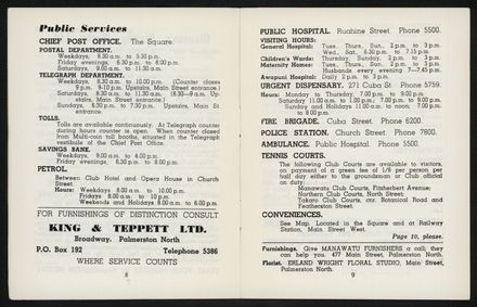 Palmerston North Diary: May 1958 6