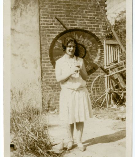 Andrews Collection: Young Woman with a Parasol