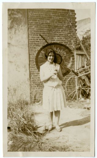 Andrews Collection: Young Woman with a Parasol
