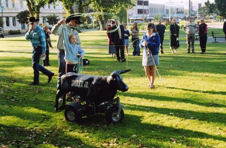 Bull Roping in The Square