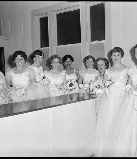 "A Night to Remember" Debutantes Assembling Before Presentation