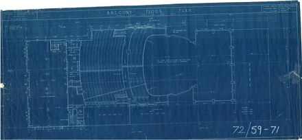 Regent Theatre - Balcony Floor Plan