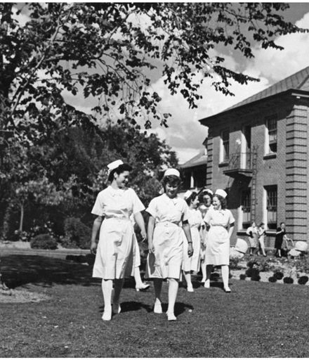 Evans Family Collection: Nurses at Palmerston North Hospital