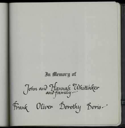 Memorial Book Register