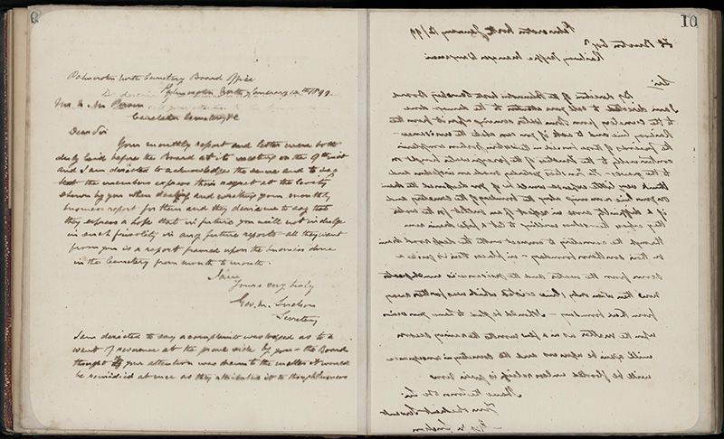 Outwards Correspondence of the Palmerston North Cemetery Trustees, 1898 -1902 37