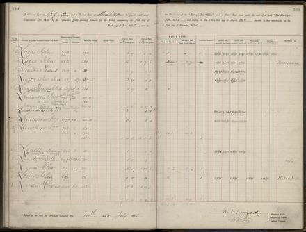 Palmerston North Rate Book, 1893 - 1896, 314