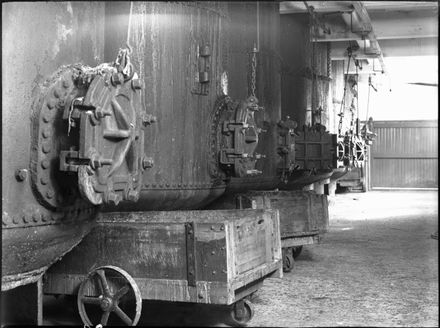 Vats at Longburn Freezing Works