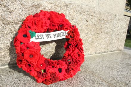 Palmerston North Community Poppy Wreath - ANZAC Day 2016