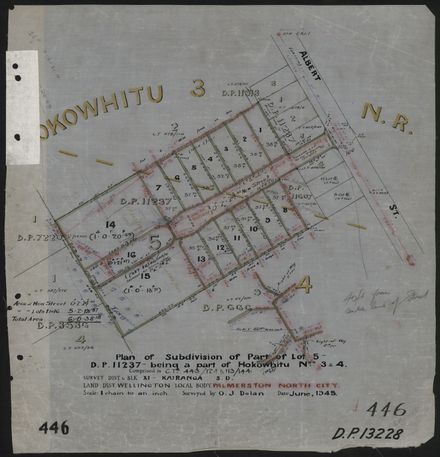 Survey Plans (subdivisions) 1938 - 1951