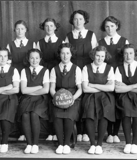 Palmerston North Technical College 'A' Basketball Team, 1938