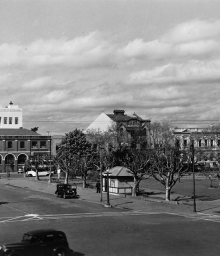 The Square, with Broadway to Main Street beyond