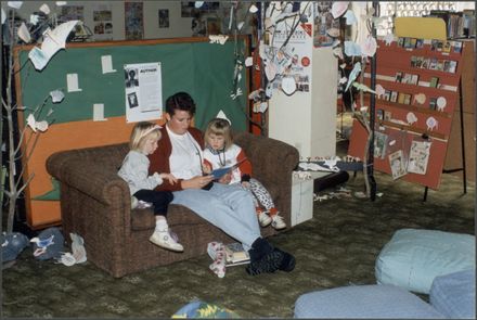Family at the Palmerston North Public Library