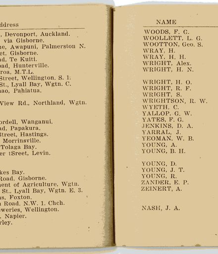Wellington Infantry Regiment 1914-1918 booklet - 33