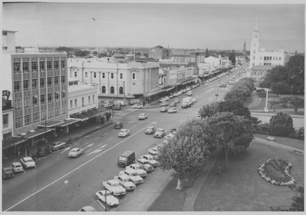 Looking Up Broadway Avenue