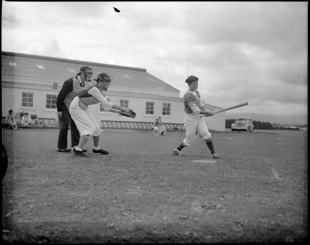 Powerful Shot by Manawatu Player