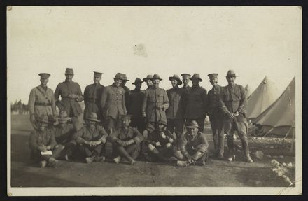 Page 1: Postcard from Arthur Batchelar to his parents, while serving in World War One