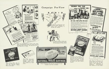 Page 2: 'A Plan for Post War Living' broadsheet