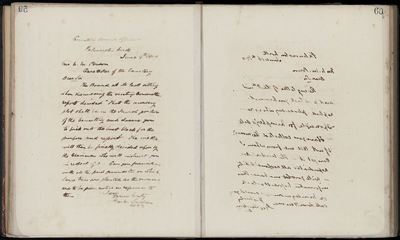 Outwards Correspondence of the Palmerston North Cemetery Trustees, 1898 -1902 87