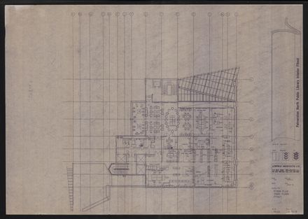 Architectural Plans of the redevelopment of the C M Ross building into the Palmerston North City Library 16