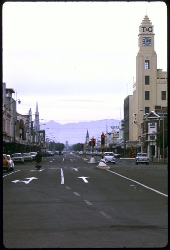 View of Broadway Avenue, 1975