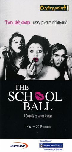 The School Ball flyer and programme