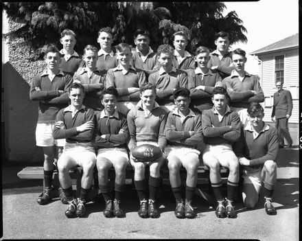 Rugby Team, Palmerston North Technical High School