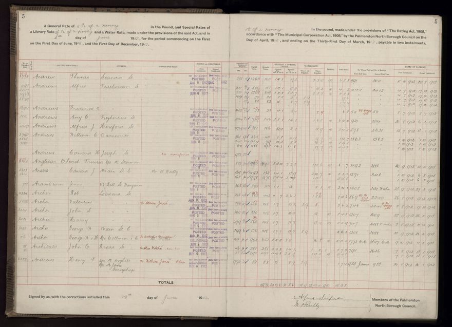Rate book, 1912-1913 - 2021Pa_PNC2-23-2-V20_034001-0008
