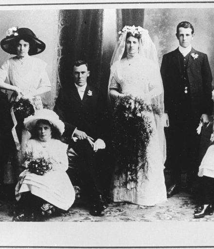 William and Etty Anderson - Wedding Party