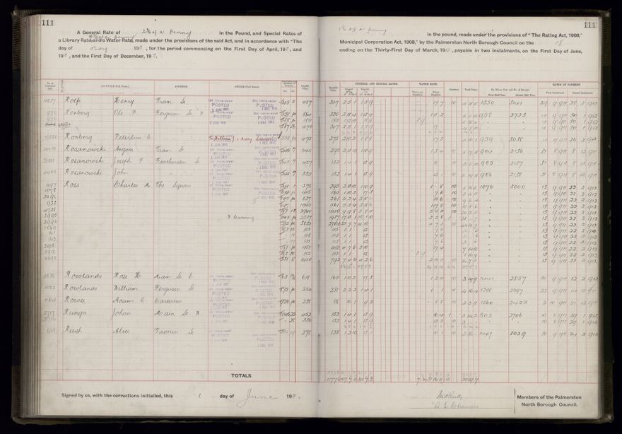 Rate book, 1911-1912 - 2021Pa_PNCC2-23-2-V19_034000-0114