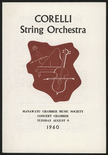 Manawatū Chamber Music Society - concert programme