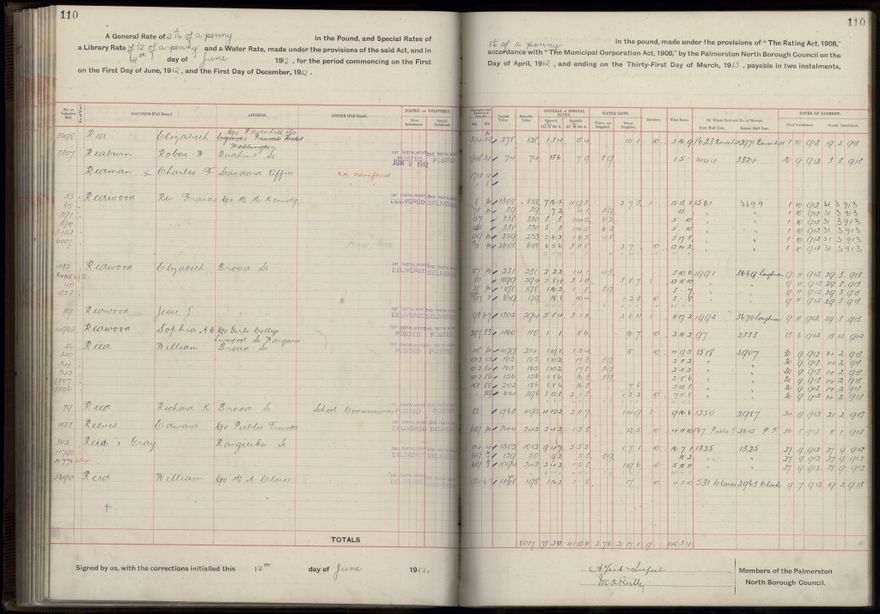 Rate book, 1912-1913 - 2021Pa_PNC2-23-2-V20_034001-0113