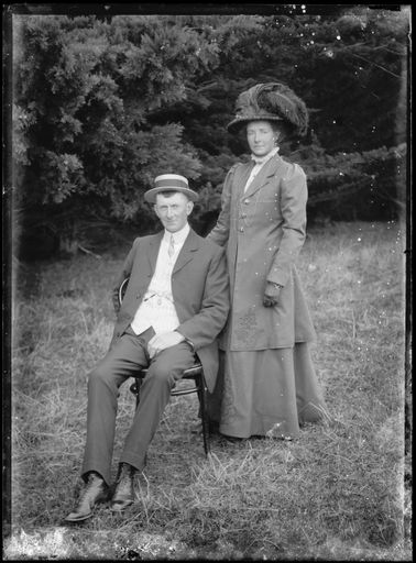 Portrait of Man and Woman