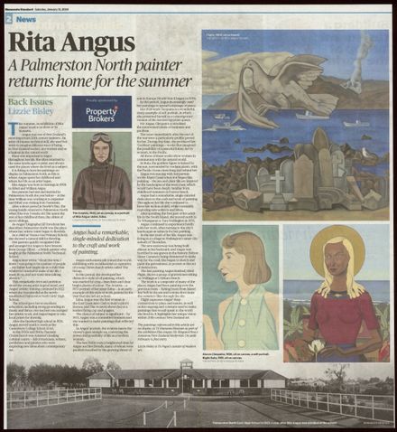 Back Issues:  Rita Angus: A Palmerston North painter returns home for the summer