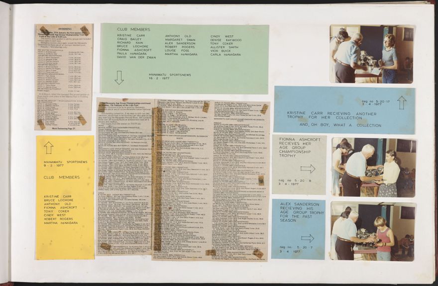 PN Amateur Swimming Club archive book