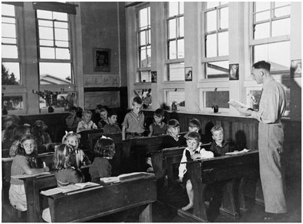 Evans Family Collection: Class at West End School