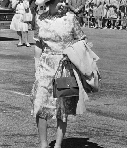 Queen Elizabeth II at Palmerston North Airport