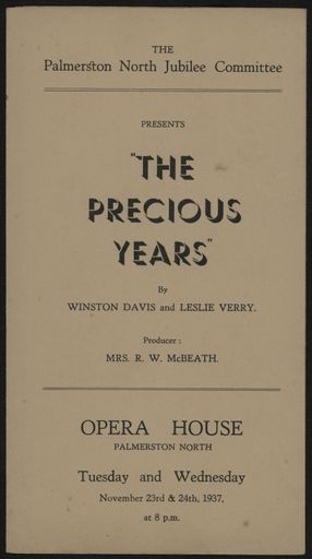 "The Precious Years" Programme