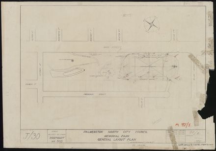 Memorial Park plans - General layout